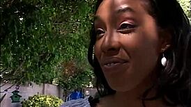 Ebony princess gets big black cock facial 😏