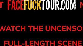 Redhead Latina Teen's POV Deep Throat Close-Up