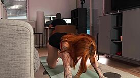 Stretching During Fucking Is Better Than Yoga!