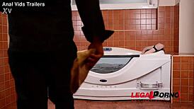 defiant bondage babe lucia love humiliated in bathtub