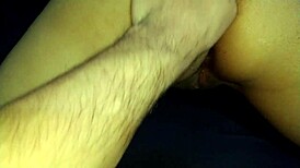 My stepbrother gave me a hot massage while my husband was away