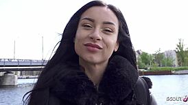 Hey, watch perfect German Latina teen Caramella Del X in casting fuck