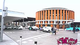 Nuria Millan Gets Fucked Roughly From Valencia To Madrid All Over The City