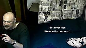 Aimee paradise trains her wife with dildo riding 😏 start-stop fun.