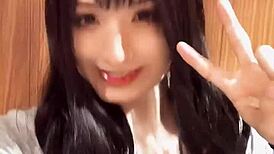 Wow, this busty Japanese ladyboy quietly masturbates in a stunning solo vid!