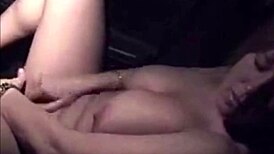 this busty milf is masturbating in the car 😏. homemade outdoor fun!