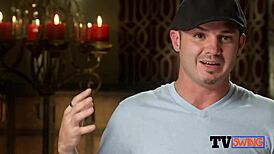 Horny wife and husband have intense sex in the shower before the party