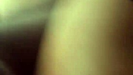 The ebony girl gets a tight pussy creampie