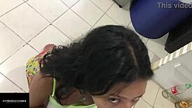 Colombian Teen 18+ Loves Hard Vaginal and Oral Action from Stepbrother