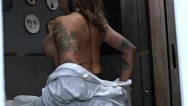 Bathroom SURPRISE she CATCHES him WATCHING and things HEAT up QUICKLY