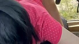 Milf Gabriella pulls hard on his cock, swallowing every drop of milk.