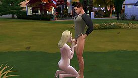 Military guy enjoys outdoor activities in the public park