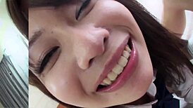 Japanese cutie, wanna feel it deep in that hairy pussy?