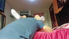 Latina Wife Sucks Fan's Cock And Gets Filled With Cum