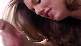 Brunette Devlyn Lace Performs Swallow Blowjob with Deepthroat and Facial