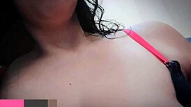 why is she squirting in the bathroom for the first time?