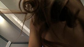 Eighteen-year-old asian college coed receives a facial treatment