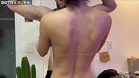 Dutra Sura Blows And Fucks Her Brother's Monster Cock