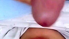 mature latina brunette with big tits gets close-up fucking from young follower