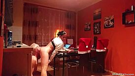 Ever tried wild oral sex in the kitchen with your lover?