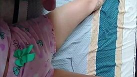 colombian babe in tight pajamas tempts me to touch her big ass everywhere