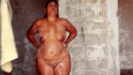 Stepmom catches me watching her outdoor shower.