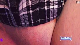 I FUCK my friend, sliding my cock into her shaved pussy for a final cumshot