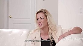 Couple Involves Heartbroken Blonde In A Group Activity With Will Pounder, Cherry Kiss, And Lolly Dames