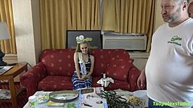 luna lips, pregnant and pretty, takes on multiple hung cocks in wild gangbang. her wet pussy gets pounded!