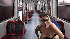 on the public train, I cornered this hot secretary and fucked her hard 😈