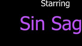 Two hottie babes devour Sinn Sage pussy in bed for creamy finish