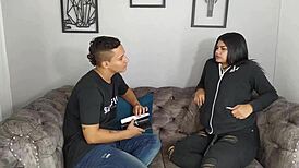 my first porn casting with sex and blowjob, mia montielth made it unforgetable