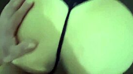 love how she sits on all fours in thong?