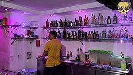 The Curvy Redhead Bartender Seduced Me and Fucked Without Condom