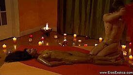 I gave her a sensual pussy massage for relaxation