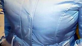 Mature woman with huge ass in red thong accepts street proposals for fun