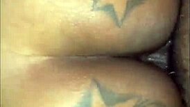 deep stroke doggystyle with big ass ebony riding big cock in pov