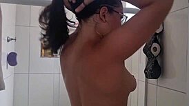 Bruna Fonseca Fucks Friend in Bathroom First Time