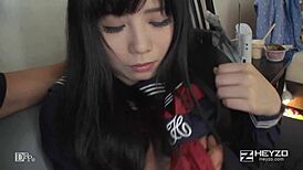 Hey, wanna see Miyu Shiina's sensitive body after school? Tell me how you like this Japanese creampie beauty in action!
