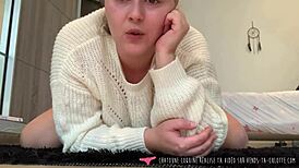 Hey, watch this young French amateur masturbate in her panties just for you!