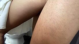 Found my skinny mother-in-law alone in kitchen and bathroom, slammed her hard!