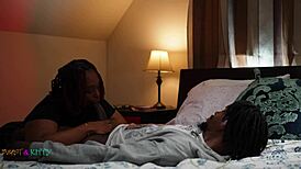 i'm sucking slutty kittylove, getting throat and pussy filled with big black cock