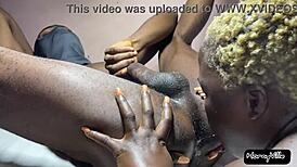 Horny African Slut Enjoys Big Black Dick In Wet Pussy