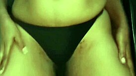 Dancing In Thong And Panties To Seduce House Boy In Homemade Video!