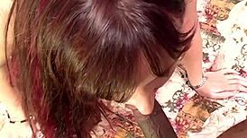 Curvy mom shows off her wild side in bed