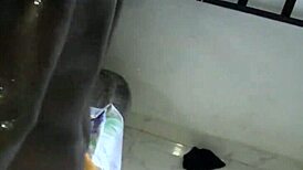 Cute Tanzanian teen 18+ with small tits swallows boyfriend's black cock in homemade video.