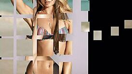 b sexy girl showing off her bikini