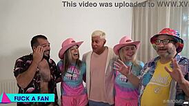 rebel rhyder and lana analise get spitroasted by lucky contest winners