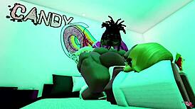 Viper And Candy Fuck In New House