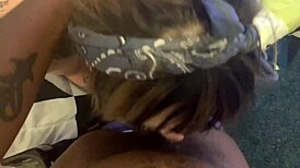 Tattoo Slut Sucks Dick Upside Down Then Gets Punished Fucked